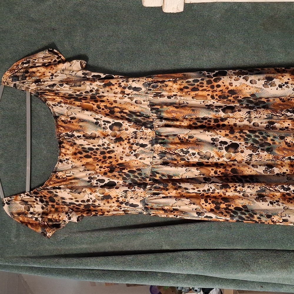 Leopard Print Women's Dress